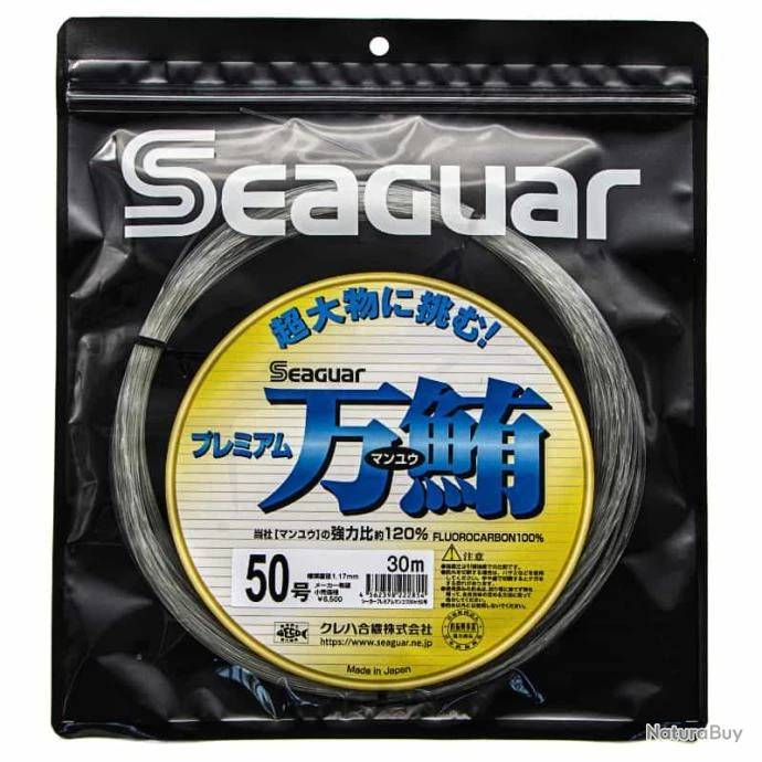 Seaguar Premium Manyu Fluorocarbon 120% 175lb 30m 2 Seaguar Premium Manyu Fluorocarbon 120% 175lb 30m