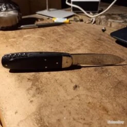 Couteau Bouledogue ébène De Issard Inox -CrocForm Boutique 00003 Couteau bouledogue ebene de Issard inox