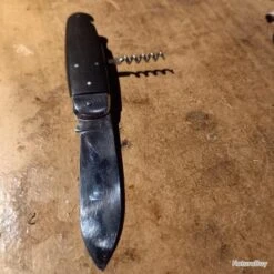 Couteau Bouledogue ébène De Issard Inox -CrocForm Boutique 00004 Couteau bouledogue ebene de Issard inox