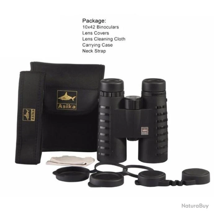 ASIKA Jumelles 10x42 HD BAK4 - ENCHERES AUCUN PRIX DE RESERVE !! 7 ASIKA Jumelles 10x42 HD BAK4 - ENCHERES AUCUN PRIX DE RESERVE !! – Image 5