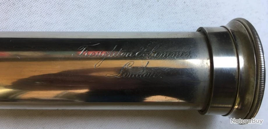 LONGUE VUE Du Captaine Godefroy XIXème THROUGTHON & SIMMS 1865 OFFERT Par La Reine VICTORIA 1865 8 LONGUE VUE Du Captaine Godefroy XIXème THROUGTHON & SIMMS 1865 OFFERT Par La Reine VICTORIA 1865 – Image 6