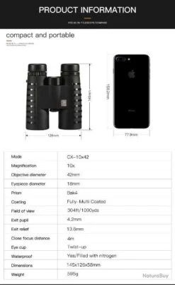 ASIKA Jumelles 10x42 HD BAK4 - ENCHERES AUCUN PRIX DE RESERVE !! 19 ASIKA Jumelles 10x42 HD BAK4 - ENCHERES AUCUN PRIX DE RESERVE !! -CrocForm Boutique 00009 ASIKA Jumelles 10x42 HD BAK4 ENCHERES AUCUN PRIX DE RESERVE