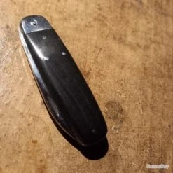 Couteau Bouledogue ébène De Issard Inox -CrocForm Boutique 00010 Couteau bouledogue ebene de Issard inox