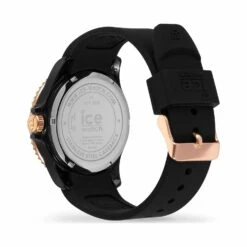 Montre Ice-Watch ICE Crystal - Black Rose-gold - Smooth - Medium - 3H -CrocForm Boutique 017249 4