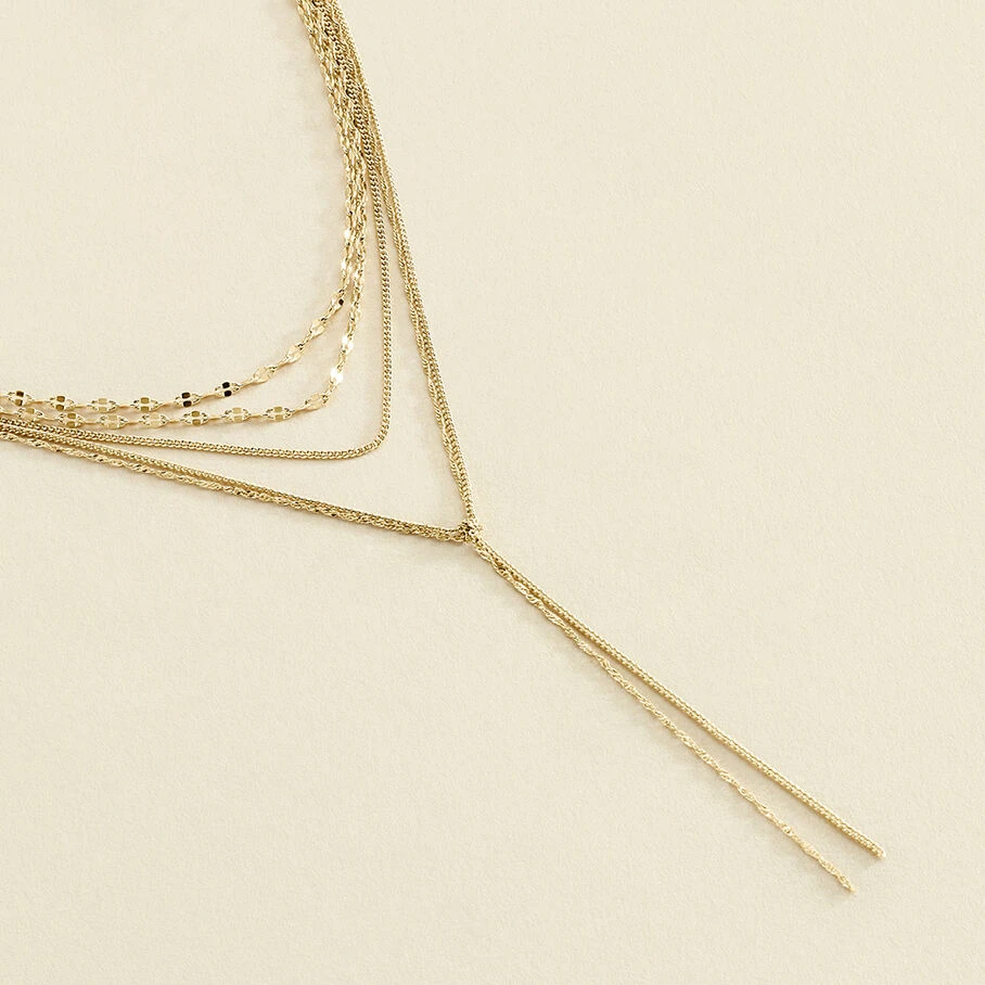 Collier Mi-long NEBET - Doré 2 Collier Mi-long NEBET - Doré