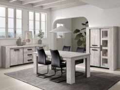 Buffet/bahut IBERA 2 Portes 3 Tiroirs Chêne Nordique 12 Buffet/bahut IBERA 2 Portes 3 Tiroirs Chêne Nordique -CrocForm Boutique 03 Argentier IBE chene nordic 646c