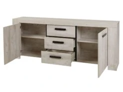 Buffet/bahut IBERA 2 Portes 3 Tiroirs Chêne Nordique 13 Buffet/bahut IBERA 2 Portes 3 Tiroirs Chêne Nordique -CrocForm Boutique 04 Dressoir IBE chene nordic 3bd7
