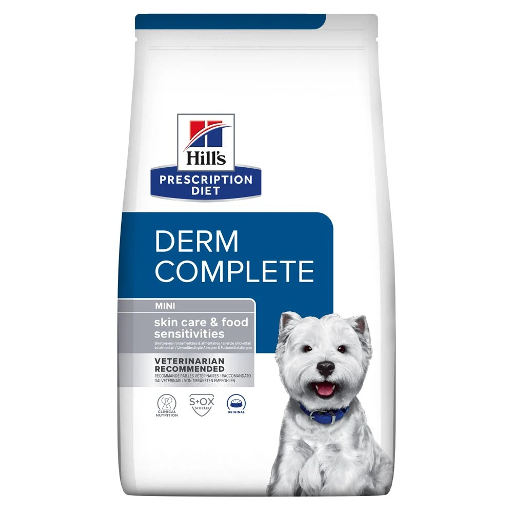 Hill's Prescription Diet Derm Complete Mini Croquettes Pour Petit Chien - 6Kg 3 Hill's Prescription Diet Derm Complete Mini Croquettes Pour Petit Chien - 6Kg