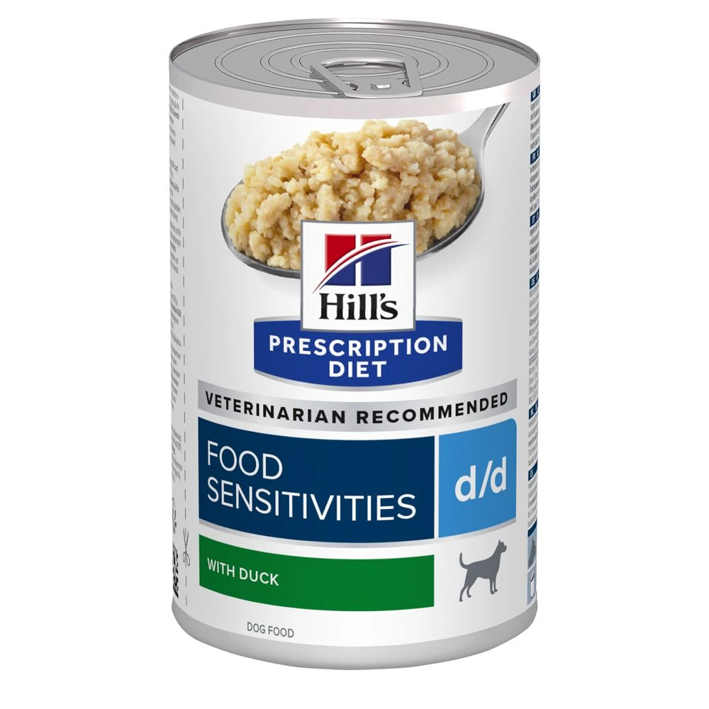 Hill's Prescription Diet D/D Pour Chien Au Canard 12x370g 3 Hill's Prescription Diet D/D Pour Chien Au Canard 12x370g