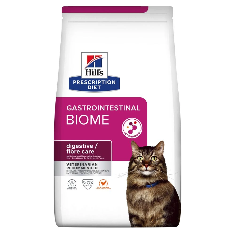 Hill's Prescription Diet Gastrointestinal Biome Croquettes Pour Chat Au Poulet 3kg 3 Hill's Prescription Diet Gastrointestinal Biome Croquettes Pour Chat Au Poulet 3kg