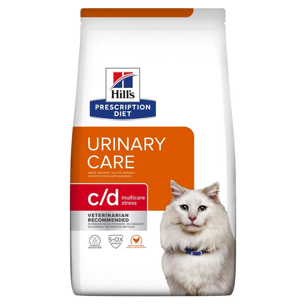 Hill's Prescription Diet C/D Urinary Stress Croquettes Pour Chat Au Poulet 12kg 3 Hill's Prescription Diet C/D Urinary Stress Croquettes Pour Chat Au Poulet 12kg