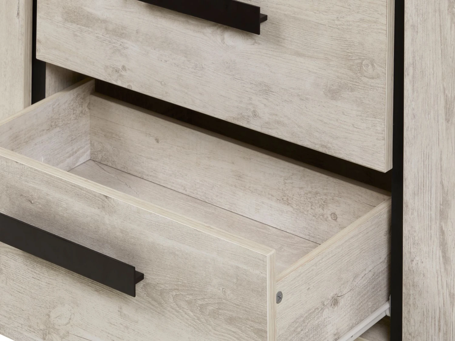 Buffet/bahut IBERA 2 Portes 3 Tiroirs Chêne Nordique 5 Buffet/bahut IBERA 2 Portes 3 Tiroirs Chêne Nordique – Image 5