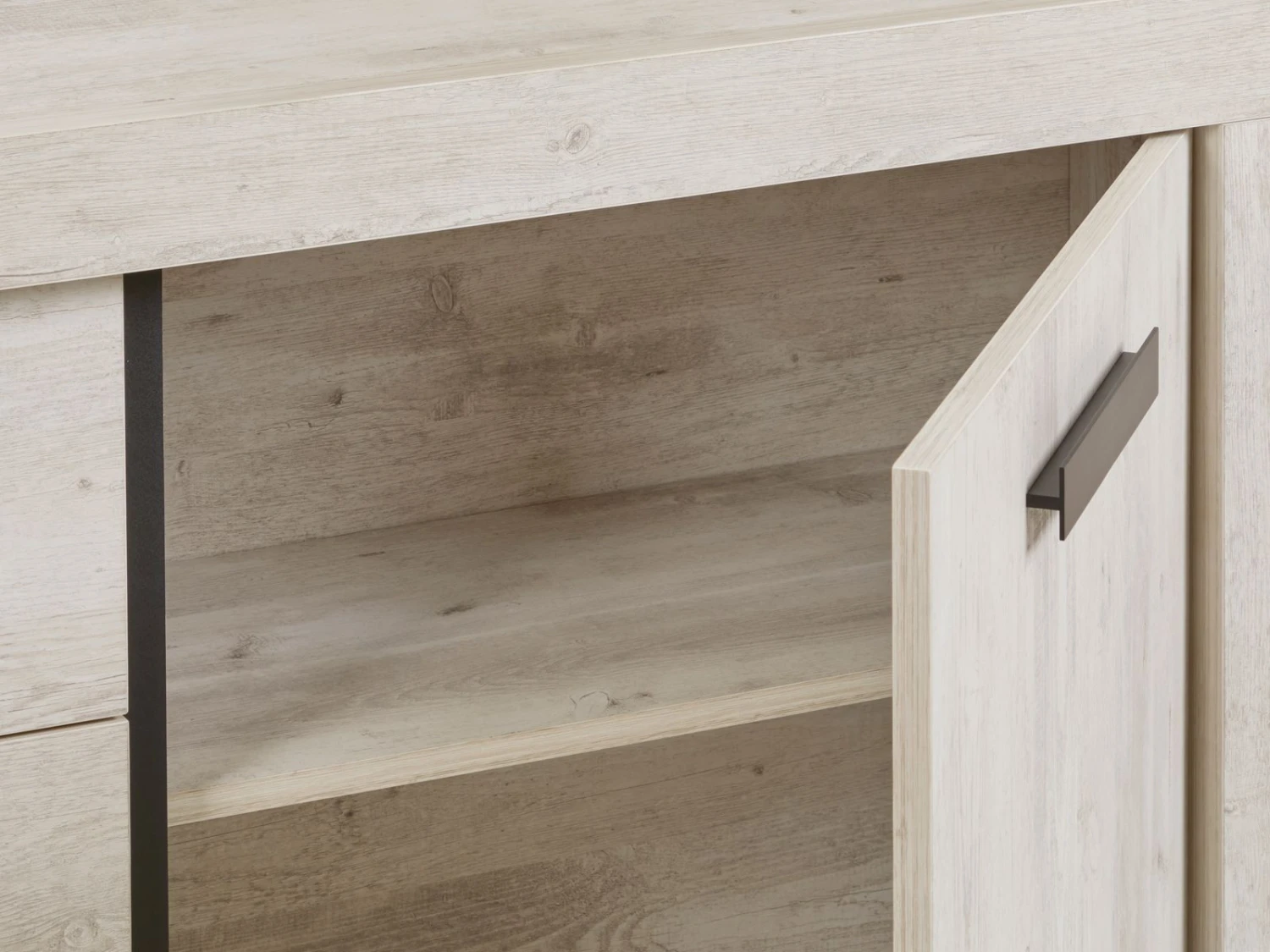 Buffet/bahut IBERA 2 Portes 3 Tiroirs Chêne Nordique 8 Buffet/bahut IBERA 2 Portes 3 Tiroirs Chêne Nordique – Image 8