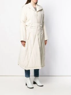 Femme Issey Miyake Manteau Mi-long à Détails Froncés -CrocForm Boutique 14104977 18740618 1000