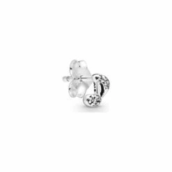 Boucles D'oreilles Pandora Me Clou Individuel Ma Note De Musique En Argent Et Oxyde De Zirconium