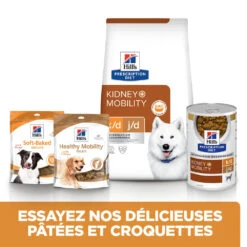 Hill's Prescription Diet K/D J/D Kidney + Mobility Croquettes Pour Chien Au Poulet - 4Kg -CrocForm Boutique 52742011608 5 FR 1