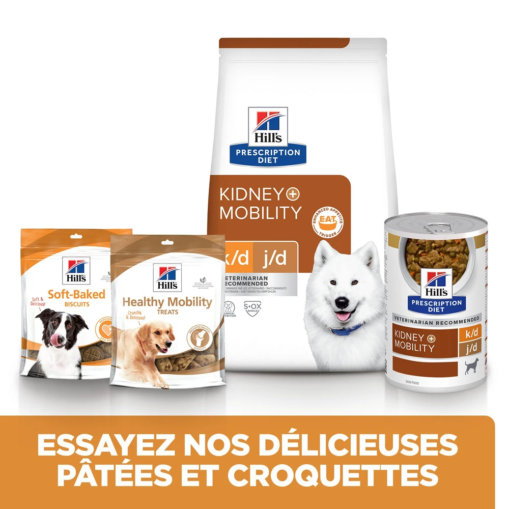 Hill's Prescription Diet K/D J/D Kidney + Mobility Croquettes Pour Chien Au Poulet - 12Kg 7 Hill's Prescription Diet K/D J/D Kidney + Mobility Croquettes Pour Chien Au Poulet - 12Kg – Image 5