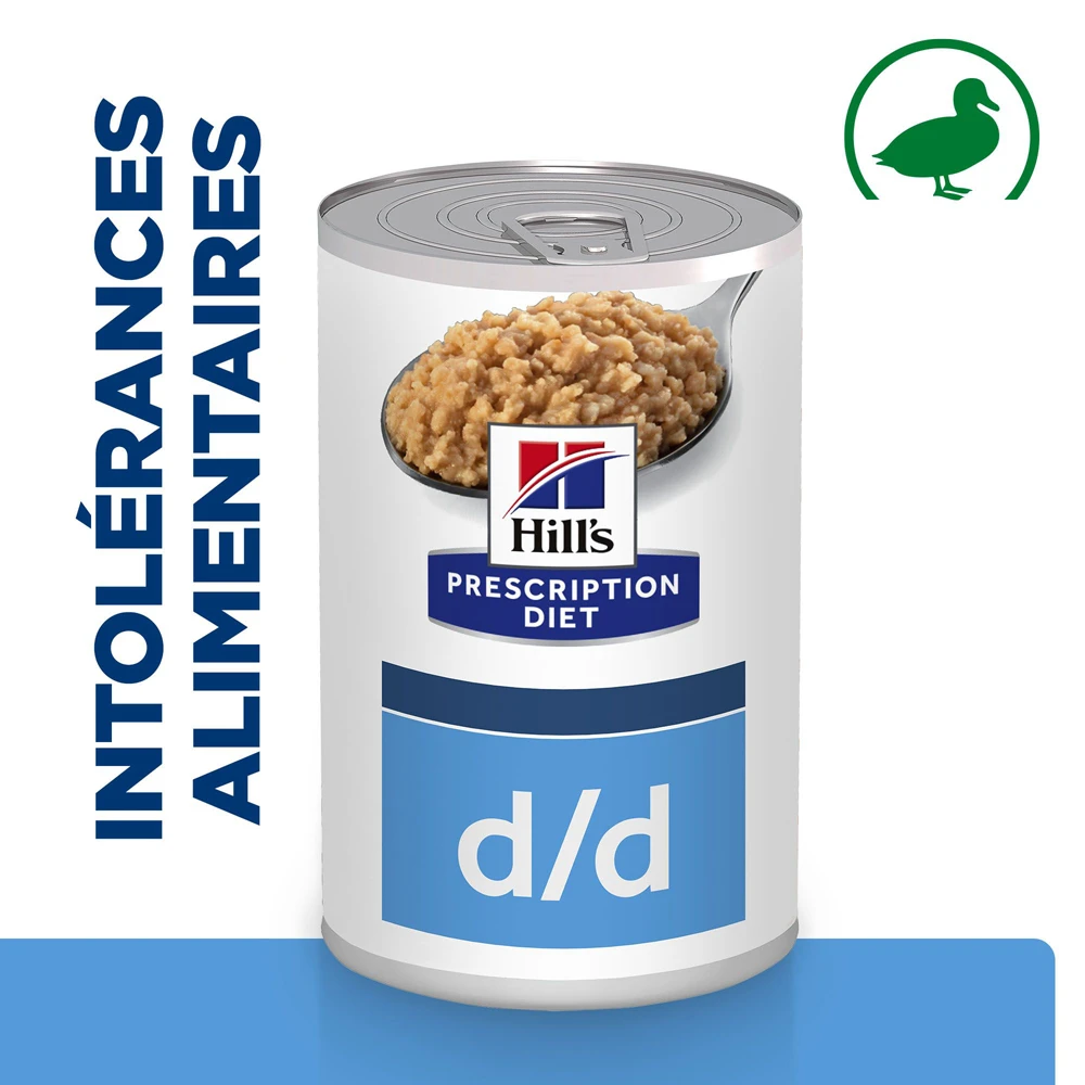 Hill's Prescription Diet D/D Pour Chien Au Canard 12x370g 4 Hill's Prescription Diet D/D Pour Chien Au Canard 12x370g – Image 2