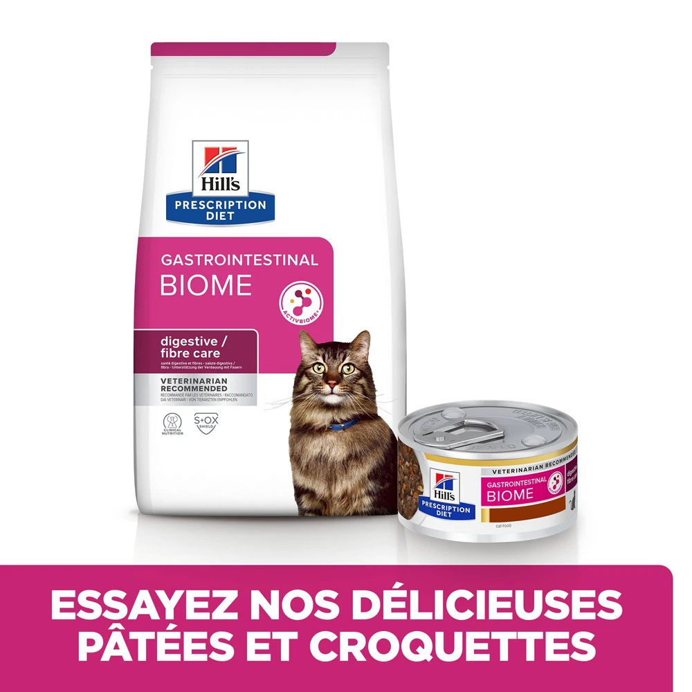 Hill's Prescription Diet Gastrointestinal Biome Croquettes Pour Chat Au Poulet 3kg 8 Hill's Prescription Diet Gastrointestinal Biome Croquettes Pour Chat Au Poulet 3kg – Image 6