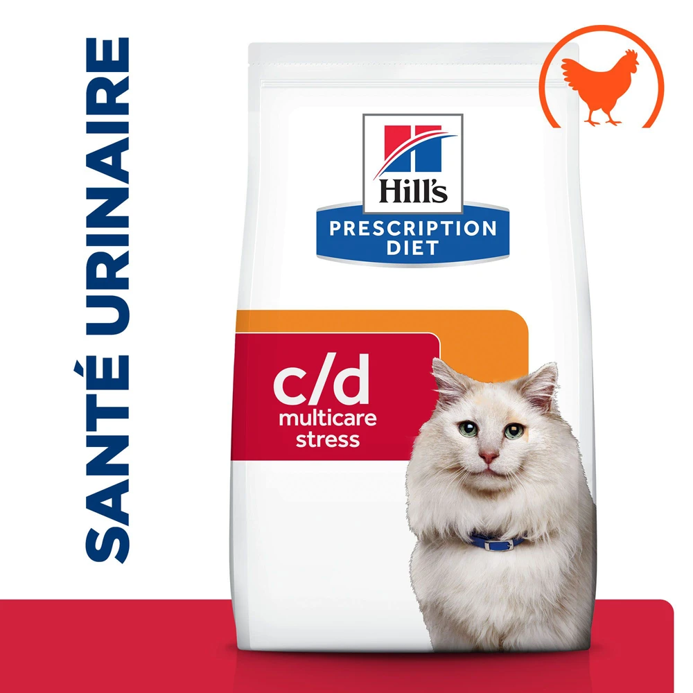 Hill's Prescription Diet C/D Urinary Stress Croquettes Pour Chat Au Poulet 12kg 4 Hill's Prescription Diet C/D Urinary Stress Croquettes Pour Chat Au Poulet 12kg – Image 2