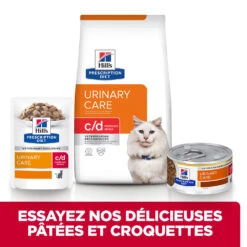 Hill's Prescription Diet C/D Urinary Stress Croquettes Pour Chat Au Poulet - 8Kg 14 Hill's Prescription Diet C/D Urinary Stress Croquettes Pour Chat Au Poulet - 8Kg -CrocForm Boutique 52742043807 5 FR 1