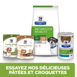 Hill's Prescription Diet J/D Metabolic + Mobility Mini Croquettes Pour Petit Chien Au Poulet - 6Kg 14 Hill's Prescription Diet J/D Metabolic + Mobility Mini Croquettes Pour Petit Chien Au Poulet - 6Kg -CrocForm Boutique 52742045269 5 FR