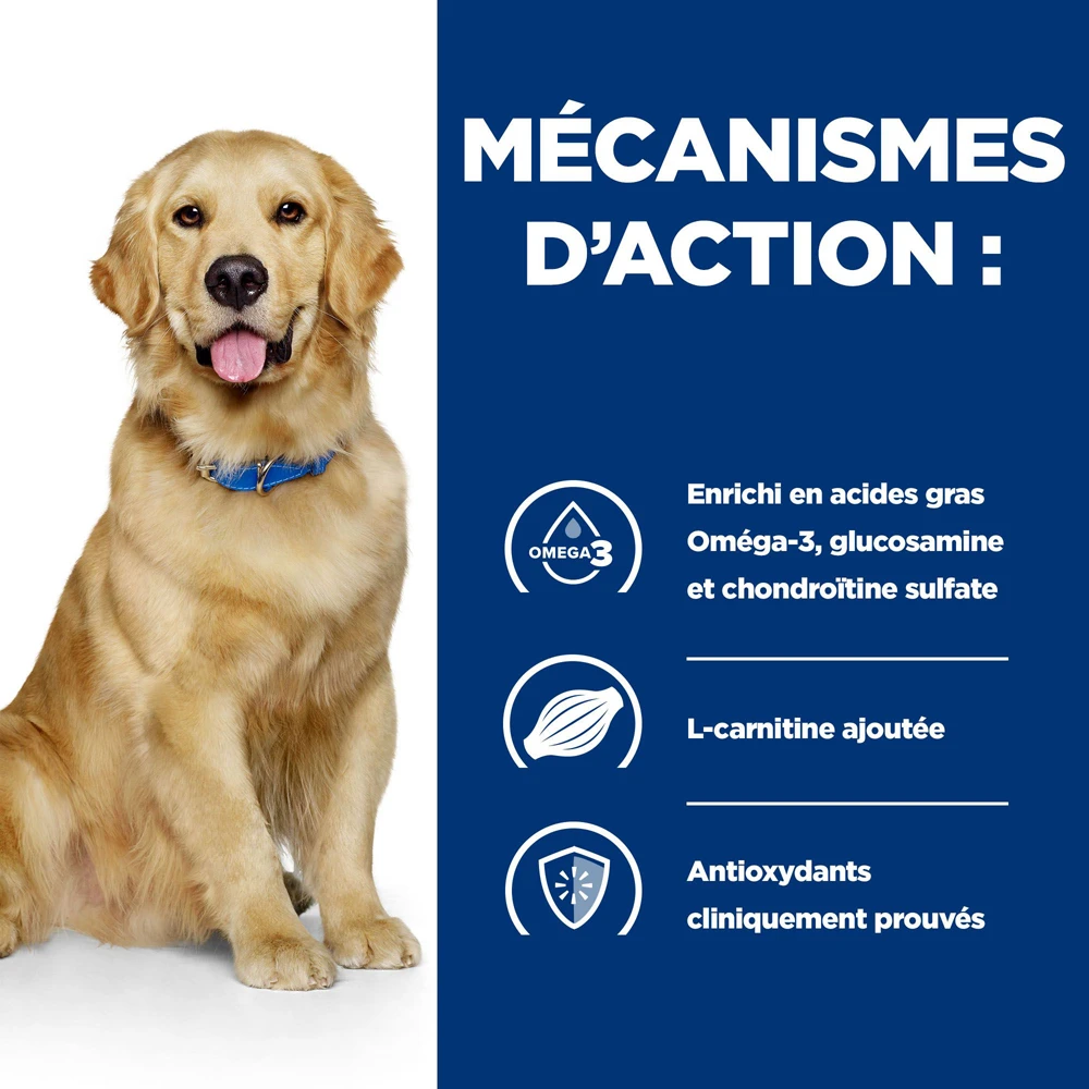 Hill's Prescription Diet J/D Mobility Croquettes Pour Chien Au Poulet - 12Kg 5 Hill's Prescription Diet J/D Mobility Croquettes Pour Chien Au Poulet - 12Kg – Image 3