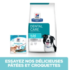 Hill's Presription Diet T/D Dental Care Croquettes Pour Chien Au Poulet - 4 Kg -CrocForm Boutique 52742402703 5 FR