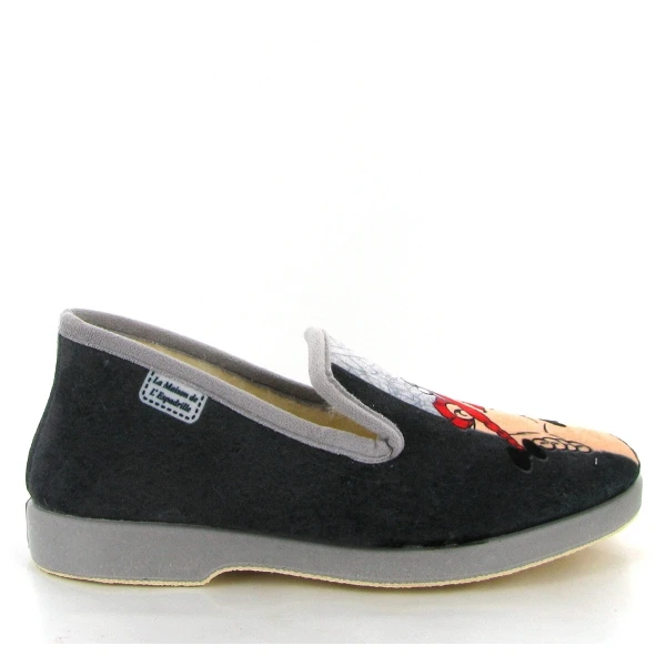 La Maison De L Espadrille Charentaises A51 Asterix Et Obelix Gris 2 La Maison De L Espadrille Charentaises A51 Asterix Et Obelix Gris – Image 2