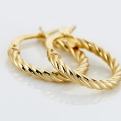 Créoles Bartimee Or Jaune 8 Créoles Bartimee Or Jaune -CrocForm Boutique B3OFJW00EL view2