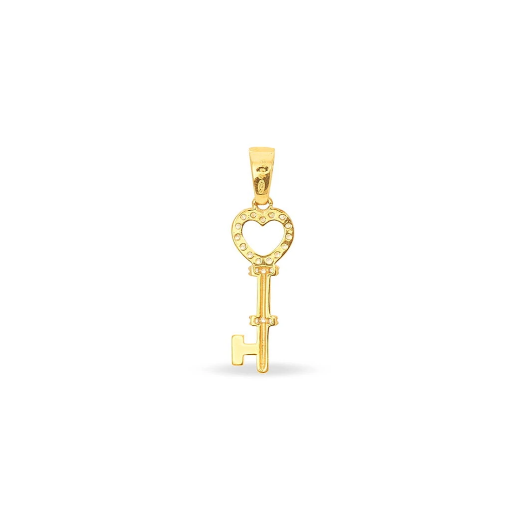 Pendentif Gatiane Or Jaune Oxyde De Zirconium 2 Pendentif Gatiane Or Jaune Oxyde De Zirconium – Image 2