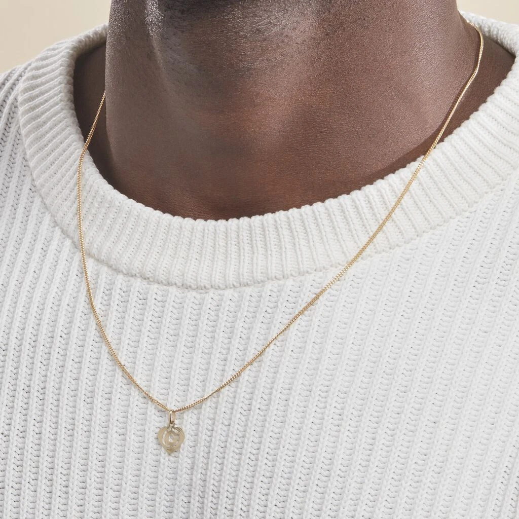 Pendentif Eudocie Coeur Lettre Or Jaune 5 Pendentif Eudocie Coeur Lettre Or Jaune – Image 4