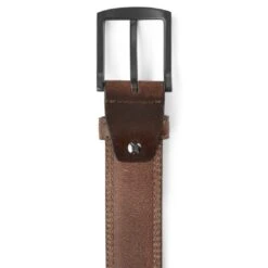 BSWK Ceinture En Cuir Brun Foncé Classique 10 BSWK Ceinture En Cuir Brun Foncé Classique -CrocForm Boutique Bosswik 4 4 copy 11