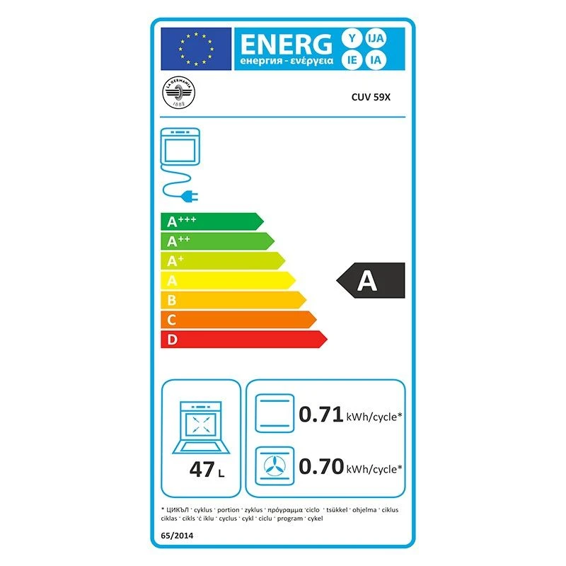 Cuisinière Vitrocéramique LA GERMANIA CUV 59 X 8 Cuisinière Vitrocéramique LA GERMANIA CUV 59 X – Image 7