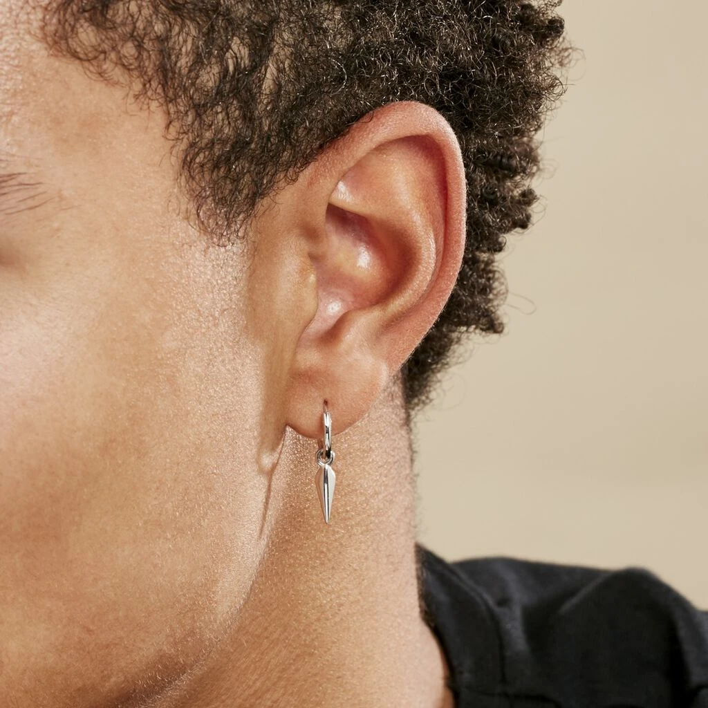 Créole Unitaire Lari Argent Blanc 6 Créole Unitaire Lari Argent Blanc – Image 4