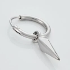 Créole Unitaire Lari Argent Blanc 8 Créole Unitaire Lari Argent Blanc -CrocForm Boutique FAOHAW0002 view2