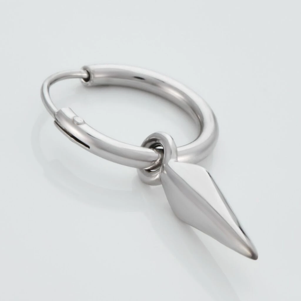 Créole Unitaire Lari Argent Blanc 5 Créole Unitaire Lari Argent Blanc – Image 3