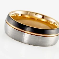 Bague Acier Gris Thibault 8 Bague Acier Gris Thibault -CrocForm Boutique FIDHGW0045 view3