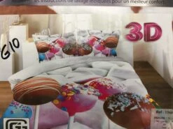 [G10] Parure De Lit GEFFEN 3D Sucettes
