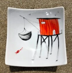 Coupelle Motif Carrelet T1 -CrocForm Boutique IMG E4419