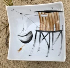 Coupelle Motif Carrelet T1 -CrocForm Boutique IMG E5886