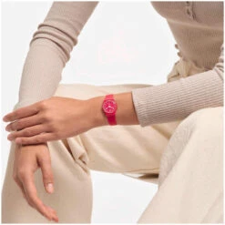 Montre Swatch Core Back To Pink Berry -CrocForm Boutique LR123C 3 SW