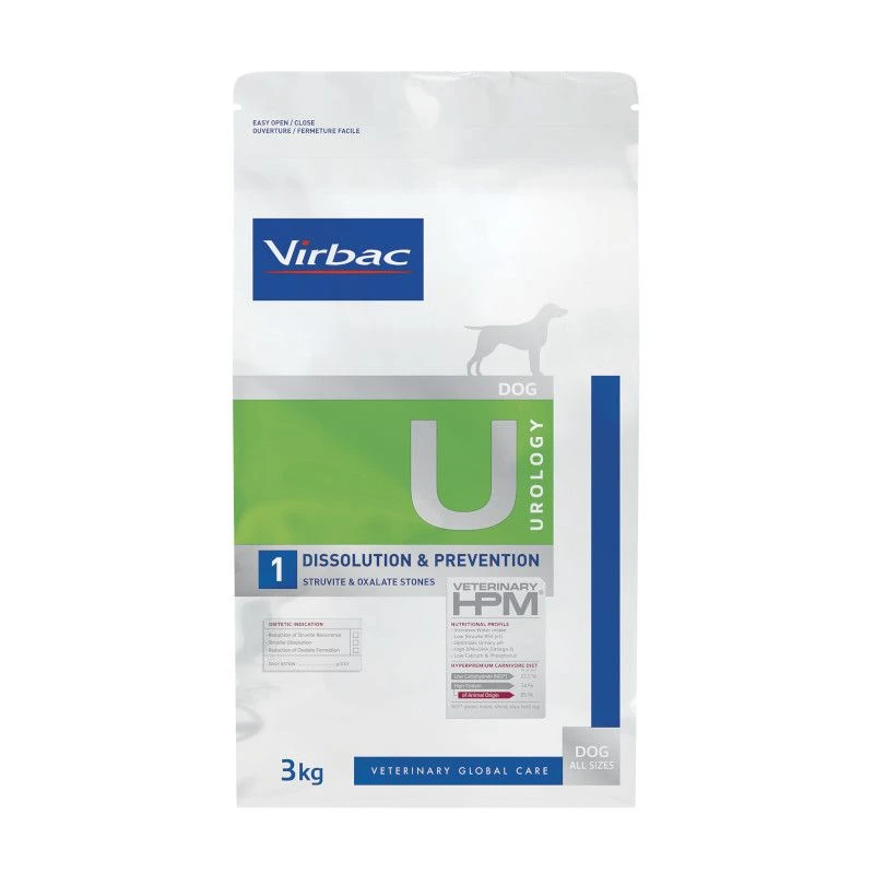 Virbac HPM Urology Struvite Diss & Prevention U1 Pour Chien 3kg 3 Virbac HPM Urology Struvite Diss & Prevention U1 Pour Chien 3kg