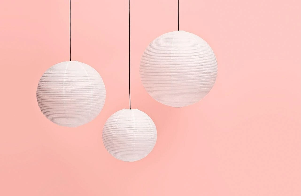 Hay Abat Jour / Rice Paper Shade 2 Hay Abat Jour / Rice Paper Shade