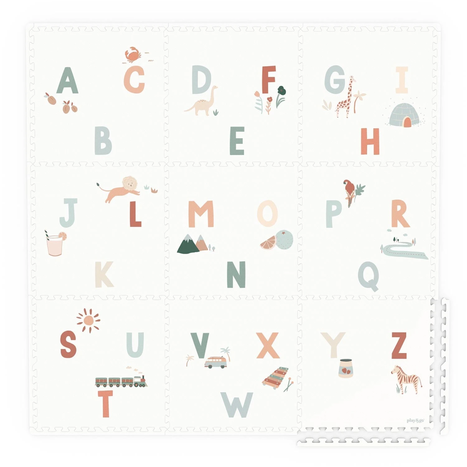 Play&Go Tapis De Jeu / Boîte De Rangement 2 En 1 Eevaa Alphabet 3 Play&Go Tapis De Jeu / Boîte De Rangement 2 En 1 Eevaa Alphabet