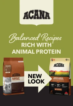 Acana Adult Large Breed 10 Acana Adult Large Breed -CrocForm Boutique balanced recipes 556x800 2 630f0242e7649