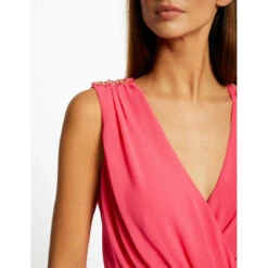 MORGAN Blouse Sans Manches Détails Chaînes | 3 SUISSES -CrocForm Boutique blouse sans manches details chaines rose 3508360 6985482 82 1140x1140