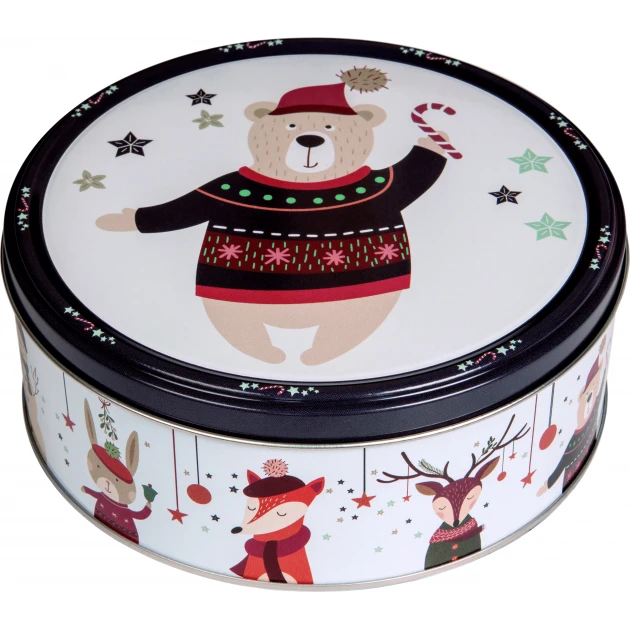 Boîte En Métal Biscuit De Noël 150 G Hamlet 4 Boîte En Métal Biscuit De Noël 150 G Hamlet – Image 2