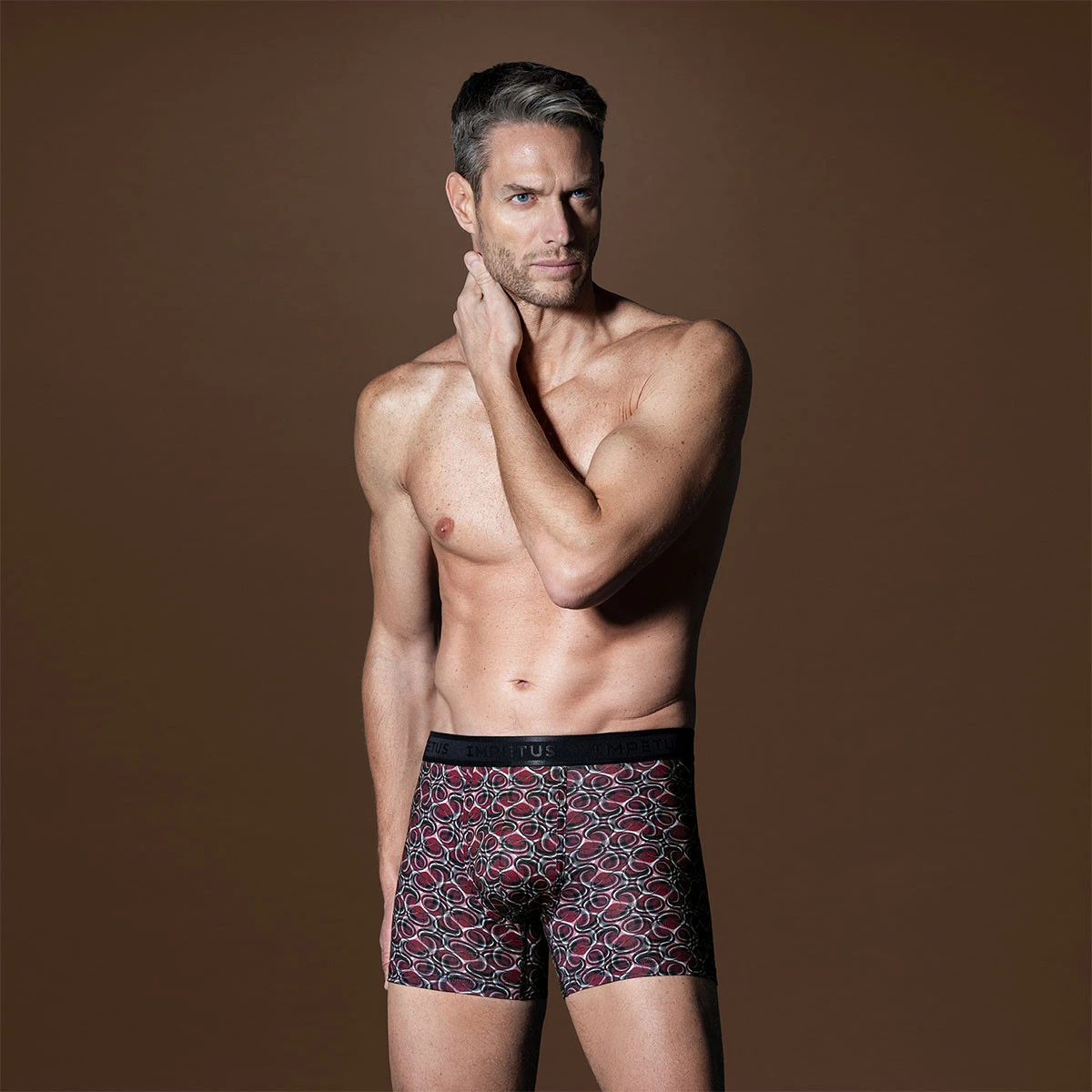 Boxer Homme En Coton Et Lyocell Imprimé Fantaisie Rouge Lumet 6 Boxer Homme En Coton Et Lyocell Imprimé Fantaisie Rouge Lumet – Image 4