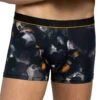 Boxer Noir à Motif Fantaisie En Lyocell I Am Strong -CrocForm Boutique boxer noir a motif fantaisie en lyocell i am strong